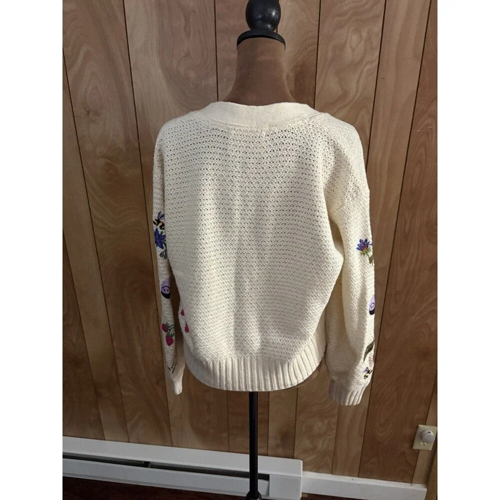 Anthropologie Scotch & Soda Fruit Cardigan Sweater Womens Size XS Button Front‎